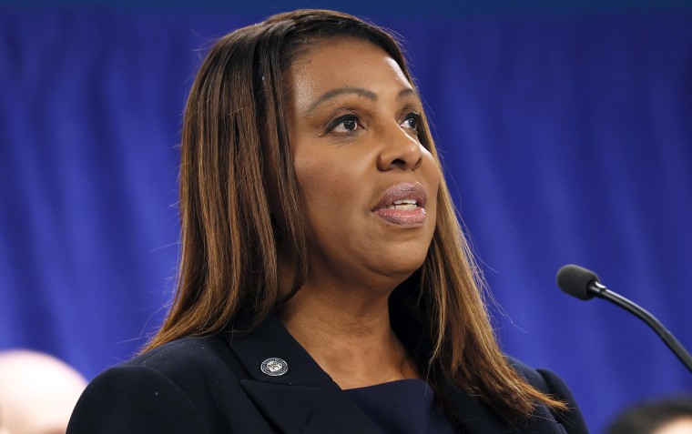 New York Attorney General Letitia James.